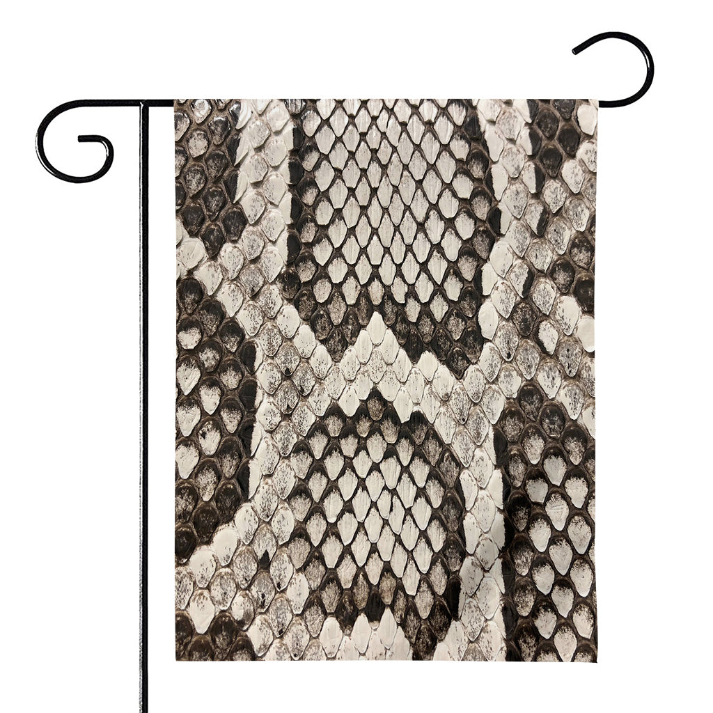 Beige Snakeskin Print House Flag