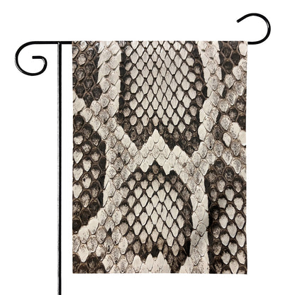 Beige Snakeskin Print House Flag