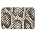 Beige Snakeskin Print Indoor Door Mat
