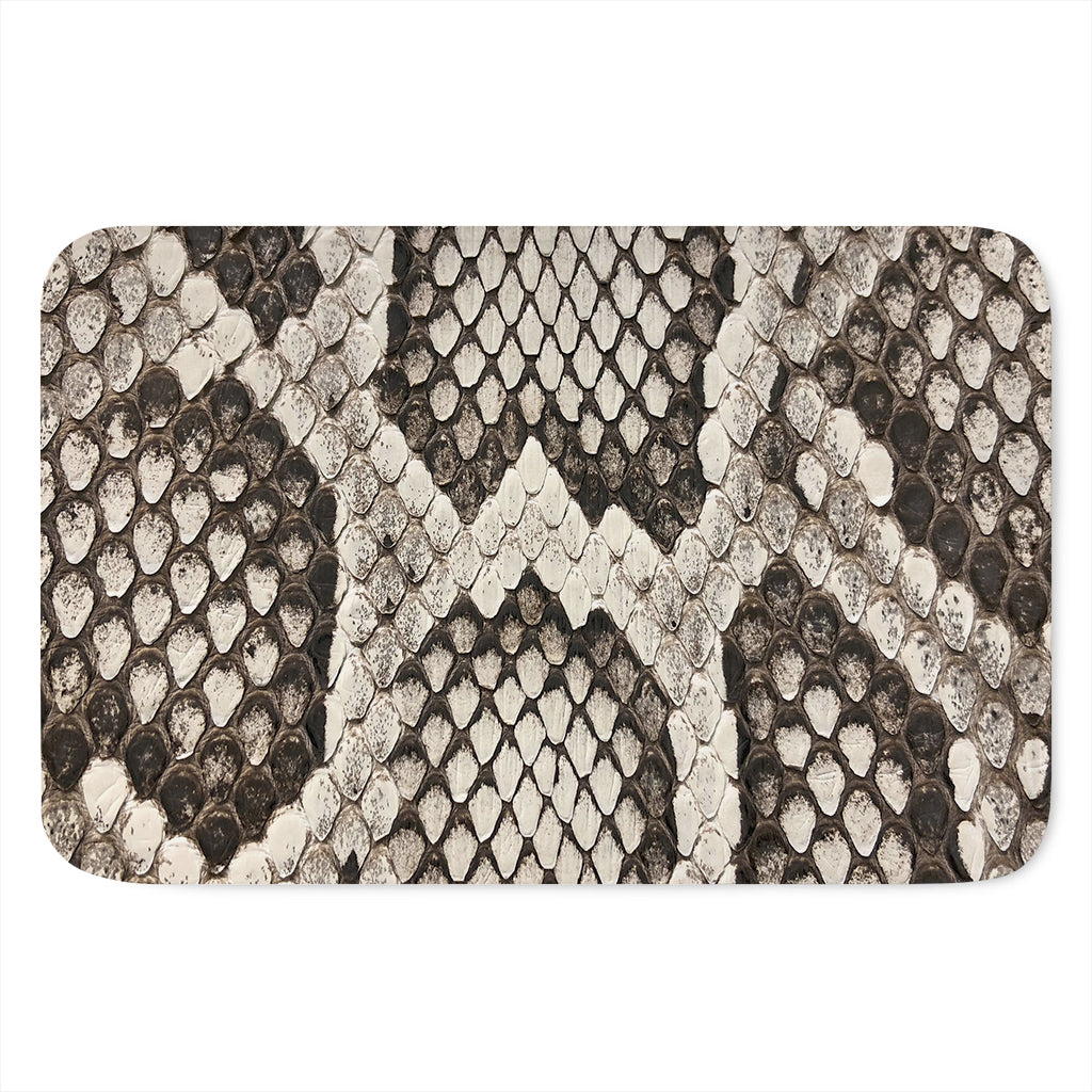 Beige Snakeskin Print Indoor Door Mat