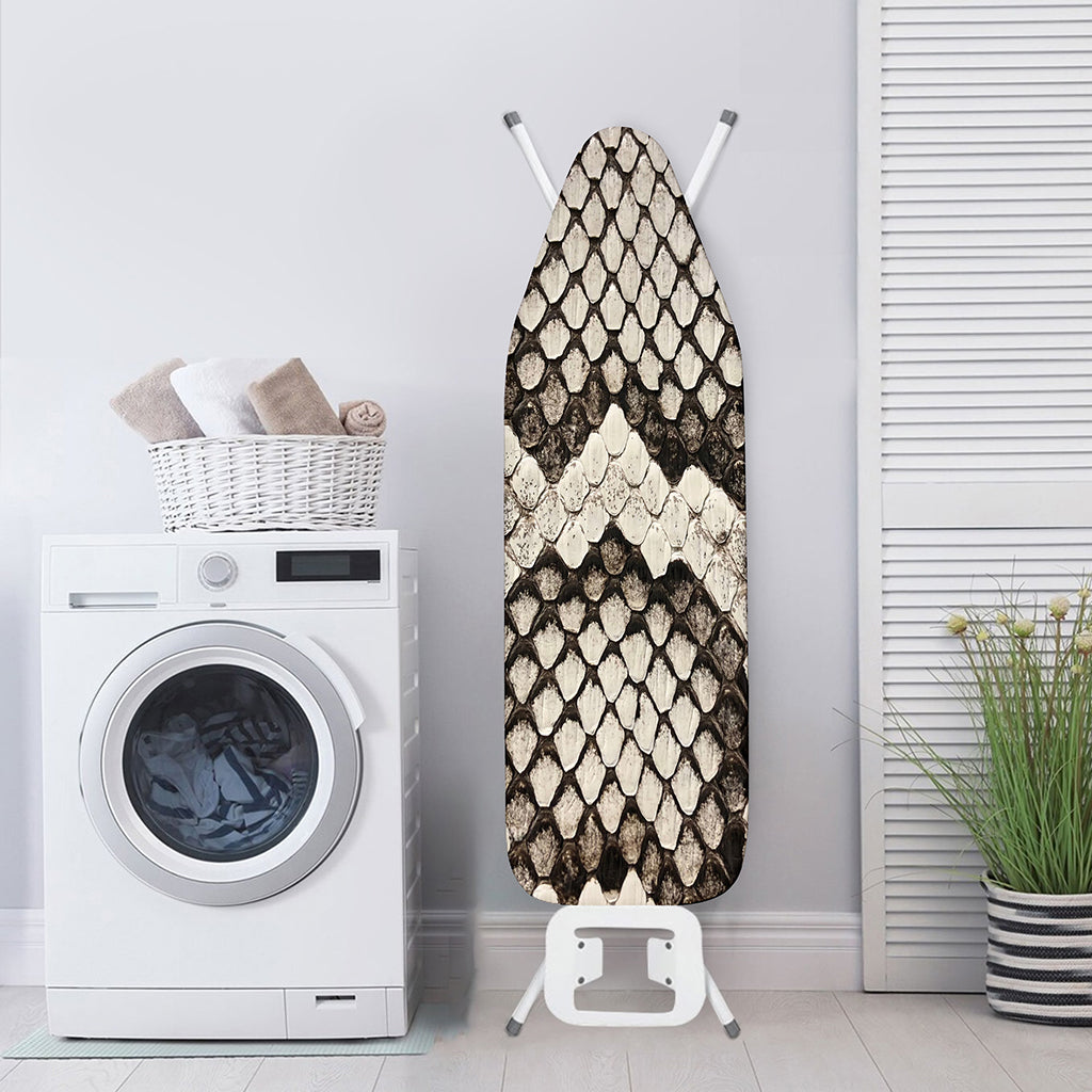 Beige Snakeskin Print Ironing Board Cover