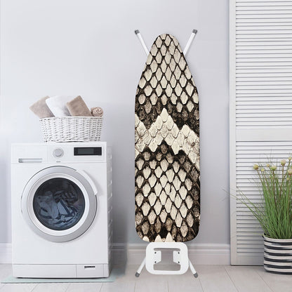 Beige Snakeskin Print Ironing Board Cover