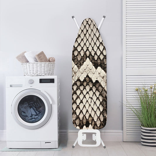 Beige Snakeskin Print Ironing Board Cover