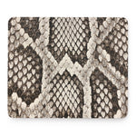 Beige Snakeskin Print Mouse Pad