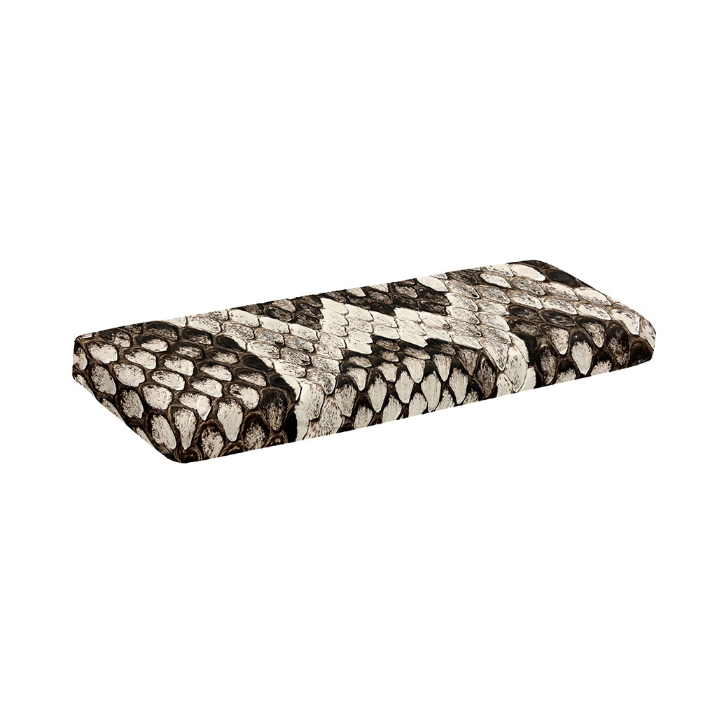 Beige Snakeskin Print Piano Keyboard Cover