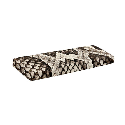 Beige Snakeskin Print Piano Keyboard Cover