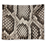 Beige Snakeskin Print Tapestry