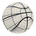 Beige Tattersall Pattern Print Basketball