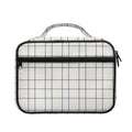 Beige Tattersall Pattern Print Briefcase Bible Bag