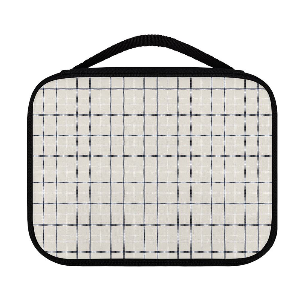 Beige Tattersall Pattern Print Classic Bible Case