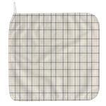 Beige Tattersall Pattern Print Hand Towel