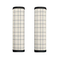 Beige Tattersall Pattern Print Handle Covers