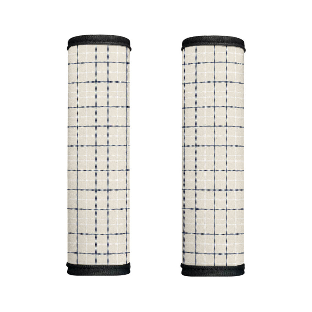 Beige Tattersall Pattern Print Handle Covers