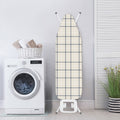 Beige Tattersall Pattern Print Ironing Board Cover