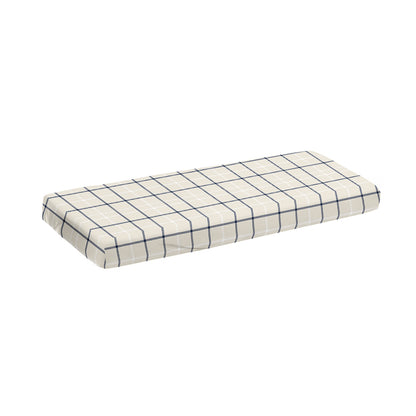 Beige Tattersall Pattern Print Piano Keyboard Cover