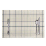 Beige Tattersall Pattern Print Placemat