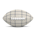 Beige Tattersall Pattern Print Rugby Ball