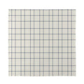 Beige Tattersall Pattern Print Silk Bandana