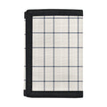 Beige Tattersall Pattern Print Trifold Wallet