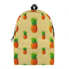 Beige Watercolor Pineapple Pattern Print Backpack