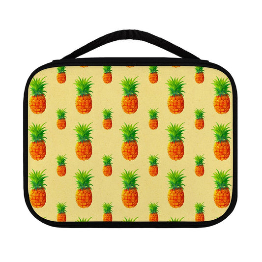 Beige Watercolor Pineapple Pattern Print Classic Bible Case