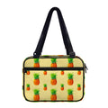 Beige Watercolor Pineapple Pattern Print Double Strap Bible Bag