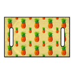 Beige Watercolor Pineapple Pattern Print Golf Cart Seat Cover