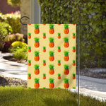 Beige Watercolor Pineapple Pattern Print House Flag