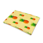 Beige Watercolor Pineapple Pattern Print Pet Cooling Mat Cover