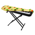 Beige Watercolor Pineapple Pattern Print Piano Keyboard Cover