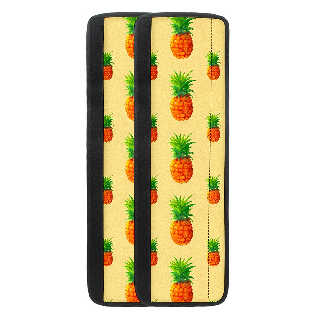 Beige Watercolor Pineapple Pattern Print Refrigerator Handle Covers