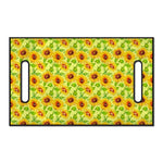 Beige Watercolor Sunflower Pattern Print Golf Cart Seat Cover
