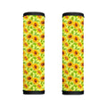 Beige Watercolor Sunflower Pattern Print Handle Covers