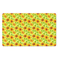 Beige Watercolor Sunflower Pattern Print Polyester Doormat