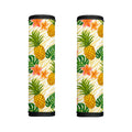 Beige Zebra Pineapple Pattern Print Handle Covers