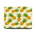 Beige Zig Zag Pineapple Pattern Print Bifold Wallet