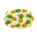 Beige Zig Zag Pineapple Pattern Print Car Side Mirror Covers