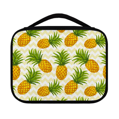 Beige Zig Zag Pineapple Pattern Print Classic Bible Case