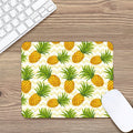 Beige Zig Zag Pineapple Pattern Print Mouse Pad