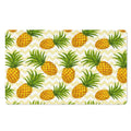 Beige Zig Zag Pineapple Pattern Print Polyester Doormat