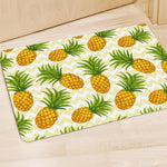 Beige Zig Zag Pineapple Pattern Print Polyester Doormat