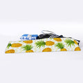 Beige Zig Zag Pineapple Pattern Print Sports Towel
