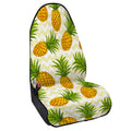 Beige Zig Zag Pineapple Pattern Print Waterproof Car Seat Cover