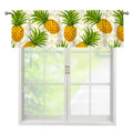 Beige Zig Zag Pineapple Pattern Print Window Valance