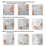 Brown Giraffe Print Bell Lamp Shade