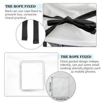 Green Flower Moving Optical Illusion Bib Apron With Pocket