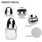 Black And White Celestial Sun Print Bible Tote Bag