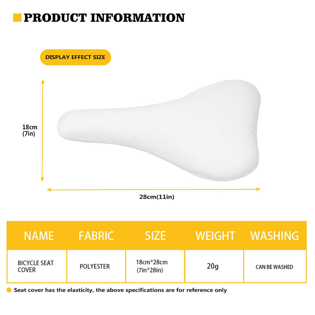Rose Petals Pattern Print Bicycle Seat Cover