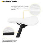 Black And White Yin Yang Sun Print Bicycle Seat Cover