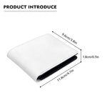 Denim Tattersall Pattern Print Bifold Wallet